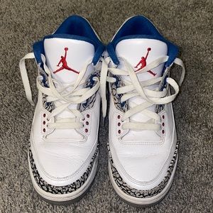 Retro Jordan 3s TRU BLUE
